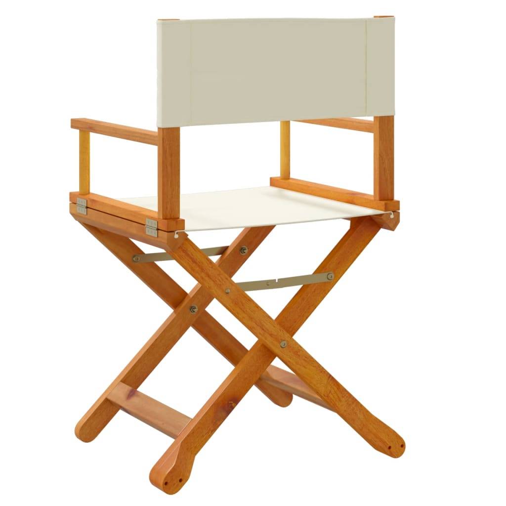 Maison Chic - Lot de 2 Chaises de jardin pliables - Chaises d'extérieur - Chaise pliante de jardin blanc crème tissu-JU12471 - Image 6