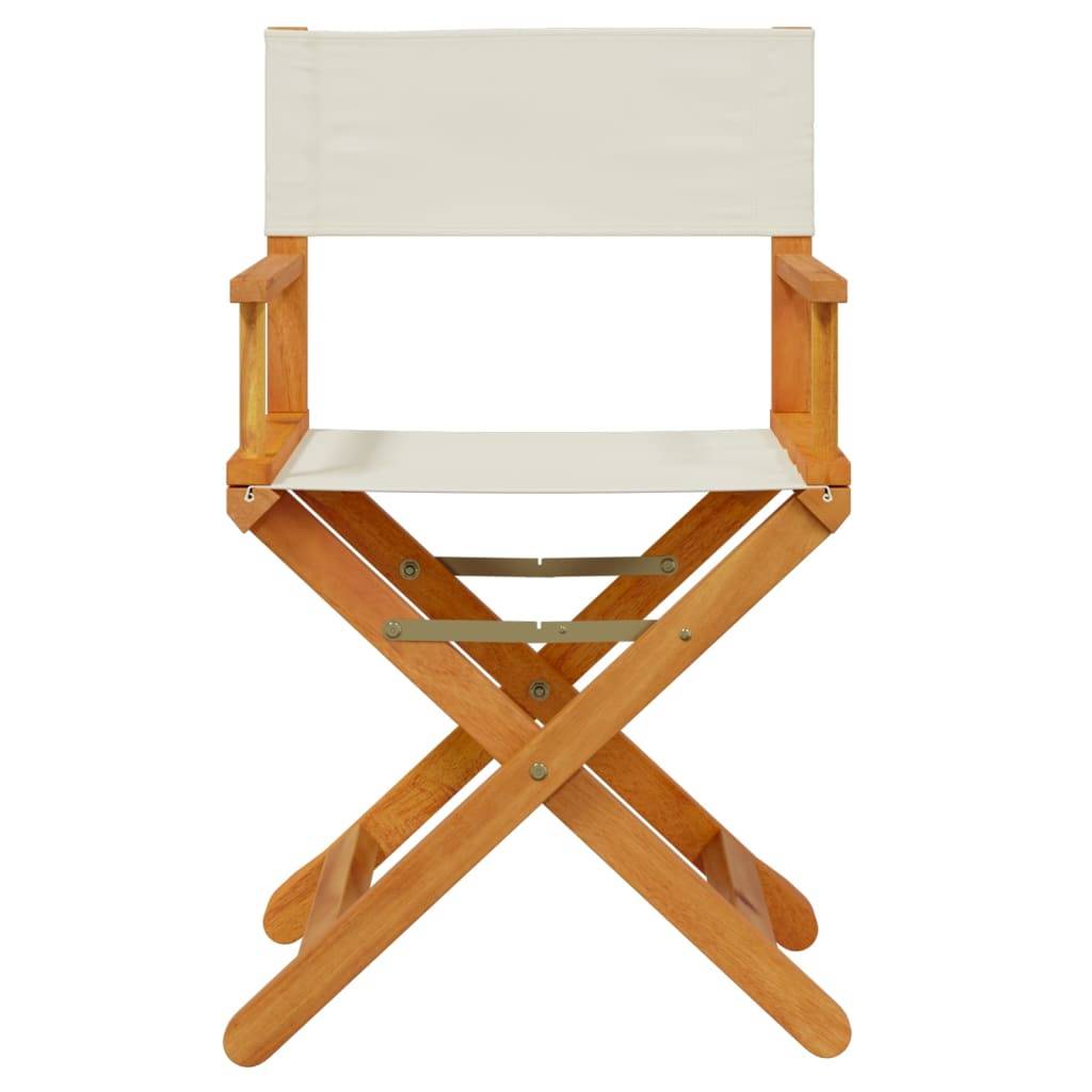 Maison Chic - Lot de 2 Chaises de jardin pliables - Chaises d'extérieur - Chaise pliante de jardin blanc crème tissu-JU12471 - Image 4