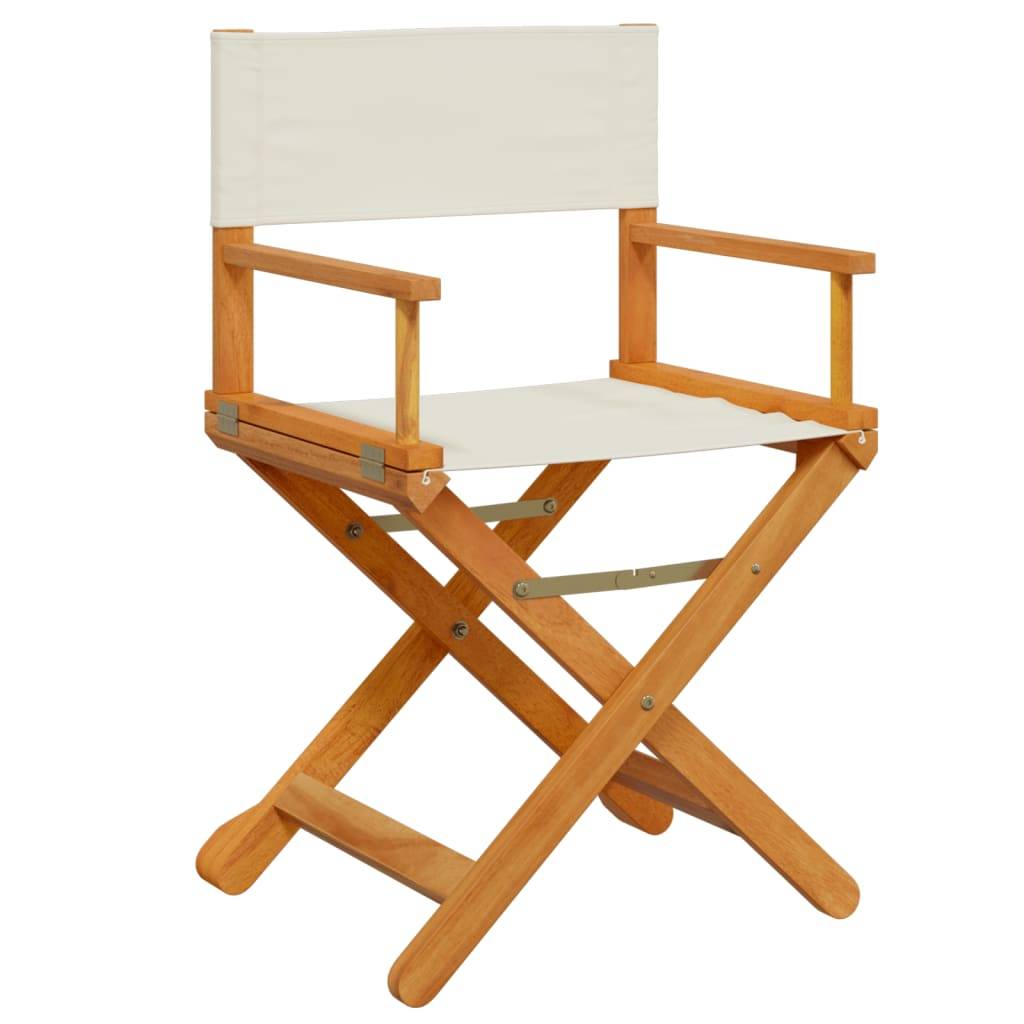 Maison Chic - Lot de 2 Chaises de jardin pliables - Chaises d'extérieur - Chaise pliante de jardin blanc crème tissu-JU12471 - Image 3