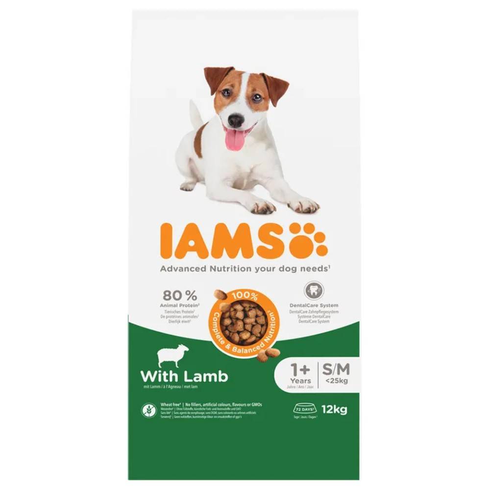 Iams Chien Adulte S/M Agneau 3 kg - Image 1