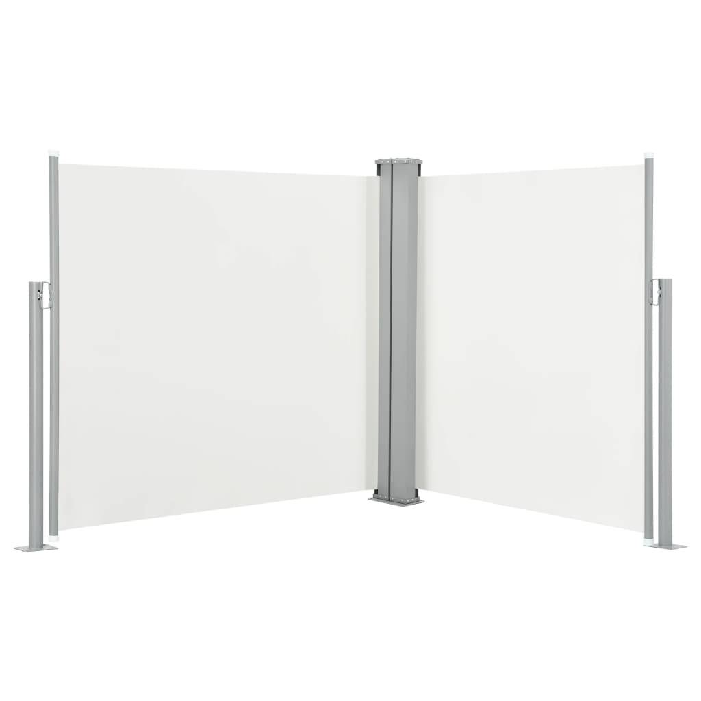 Helloshop26 - Auvent latéral rétractable 120 x 600 cm crème - Image 2