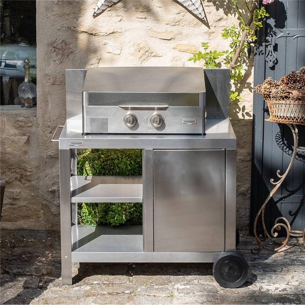 Le Marquier - Couvercle plancha Le Marquier 60 gamme Allure inox - Image 2
