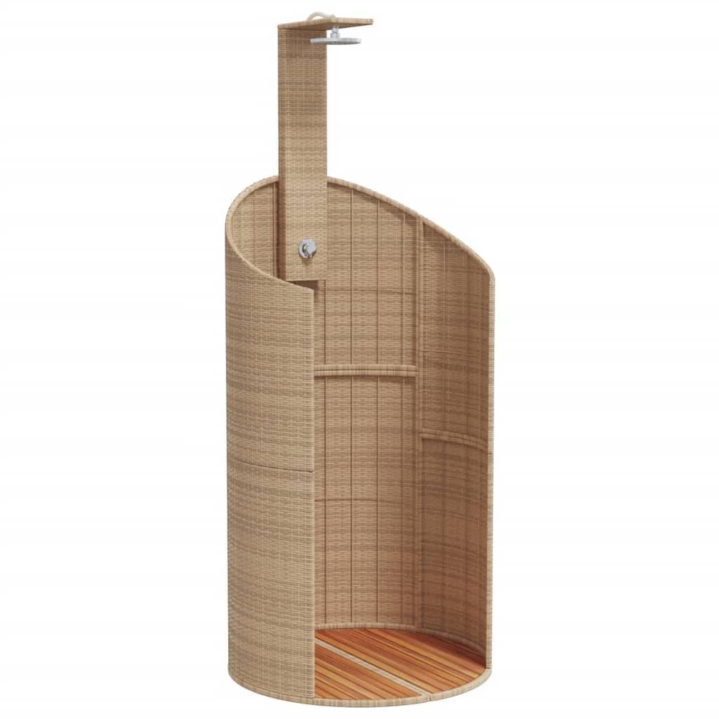 Douche d'exterieur Corinth Naturel 100 X 100 X 241,5 cm - P87211N - Image 2