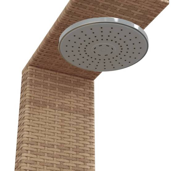 Douche d'exterieur Corinth Naturel 100 X 100 X 241,5 cm - P87211N - Image 9