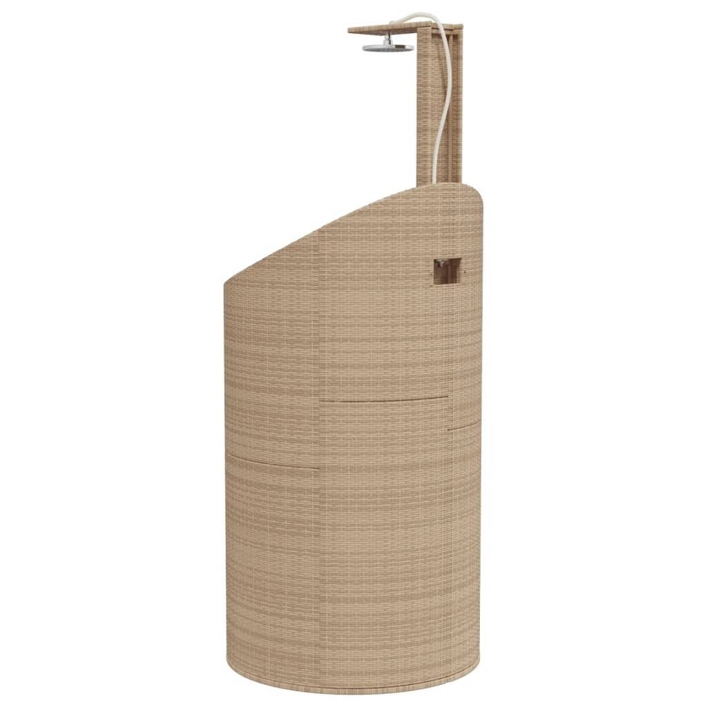 Douche d'exterieur Corinth Naturel 100 X 100 X 241,5 cm - P87211N - Image 7