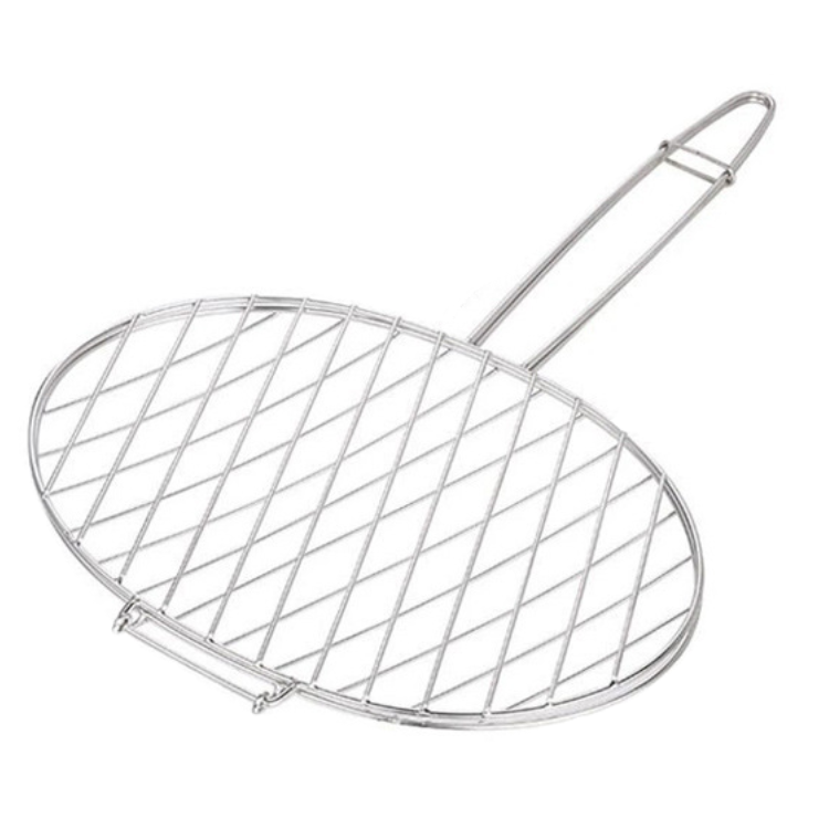 Accessoires de barbecue,Grille de barbecue, panier de barbecue extérieur, pince à poisson grillé, adapté au camping, au barbecue, au pique-nique- - Image 1