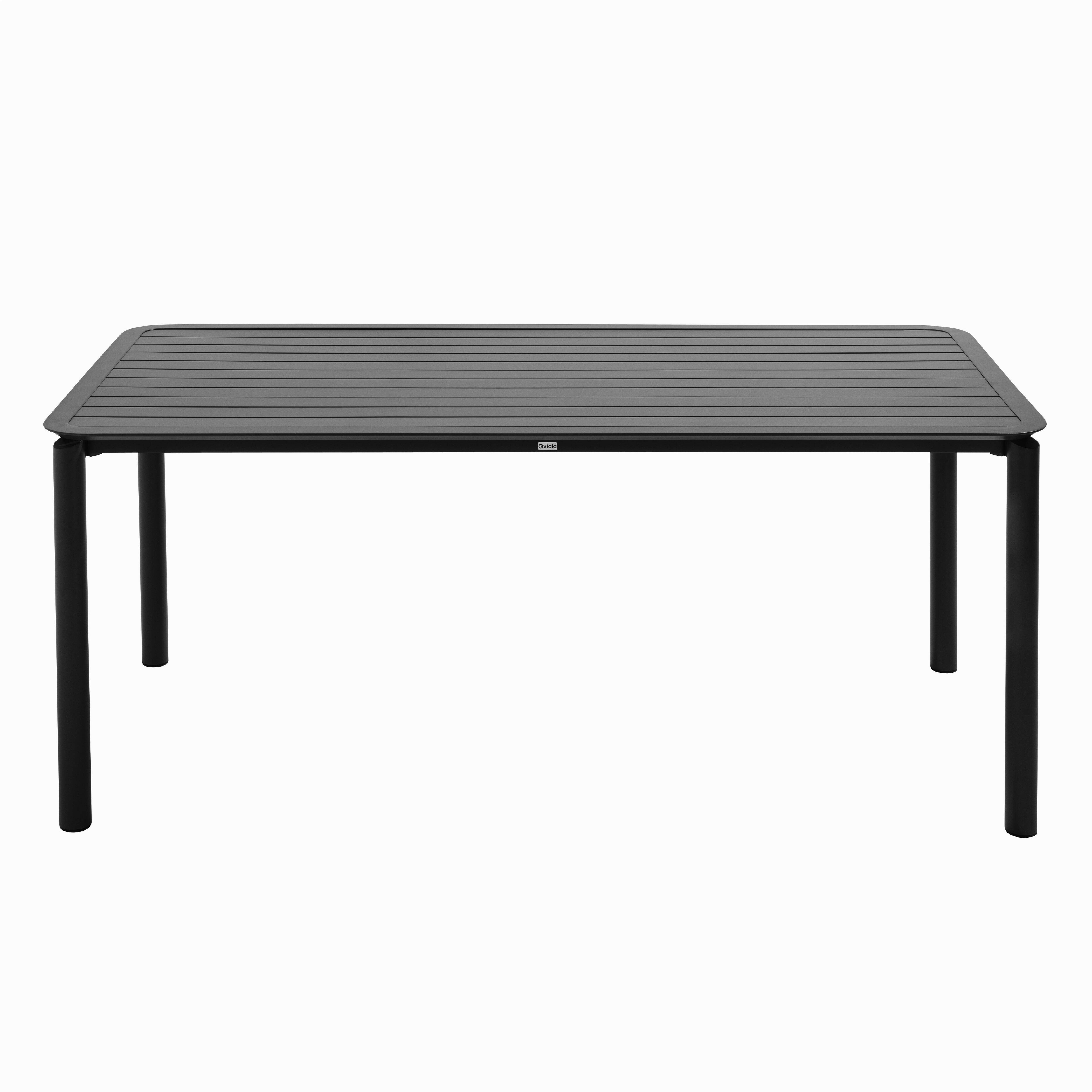 Oviala - Ensemble table de jardin et 8 chaises noir Almada - Oviala - Image 4