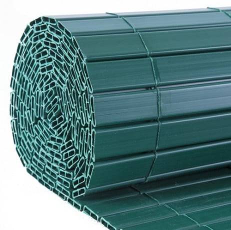 Canisse occultante en PVC Vert 2.50 m - Long 2.50 m, Hauteur 1.50 m - Image 1