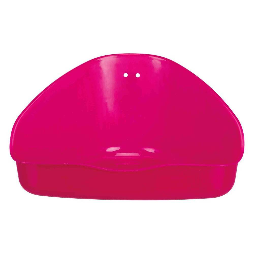 Trixie - Bac à litière d'angle 16 X 7 X 12 cm  pour hamsters , souris couleur aléatoire - Image 1