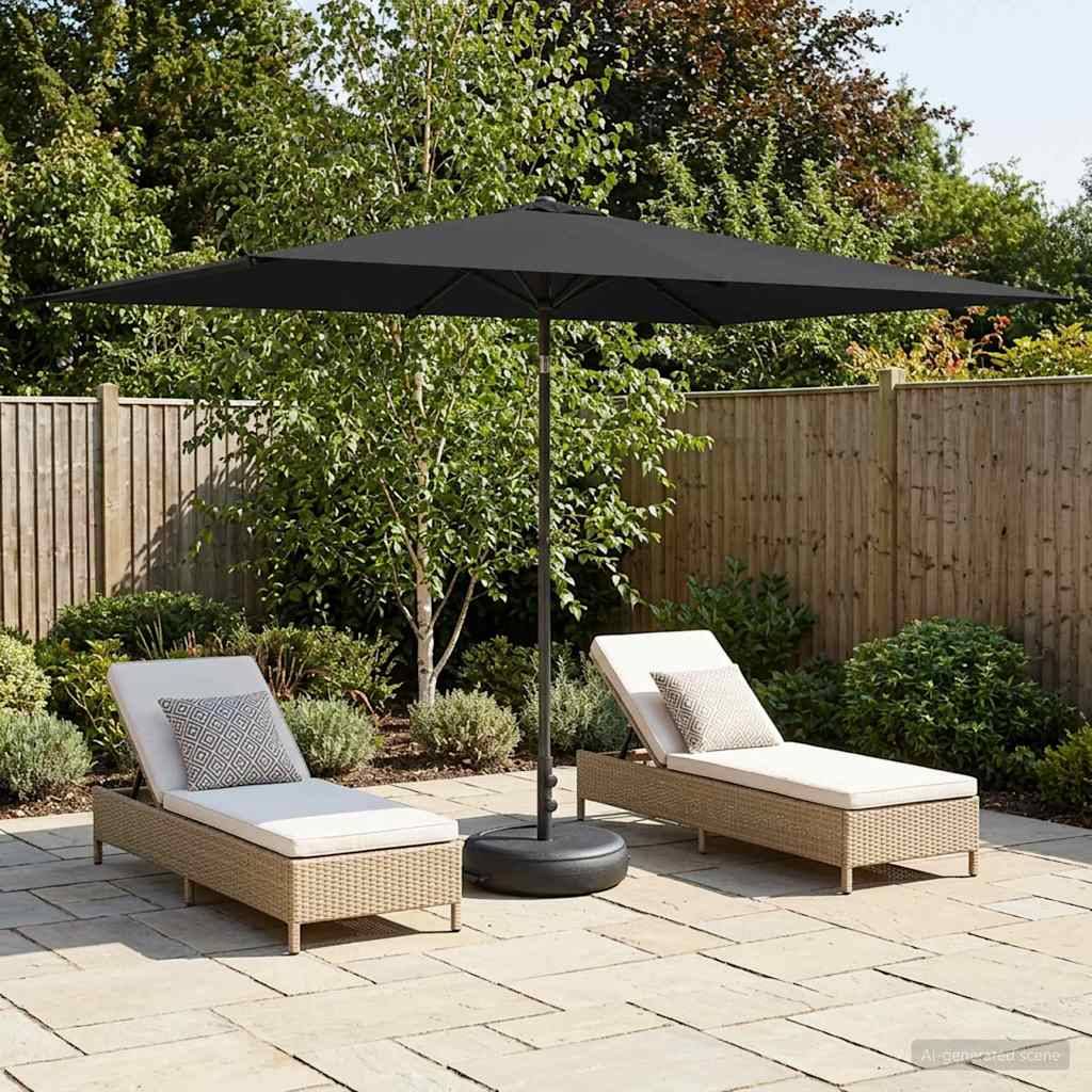 PANGIVO - Parasol de jardin polyester anthracite 290 x 190 x 228 cm - PANGIVO - Image 1