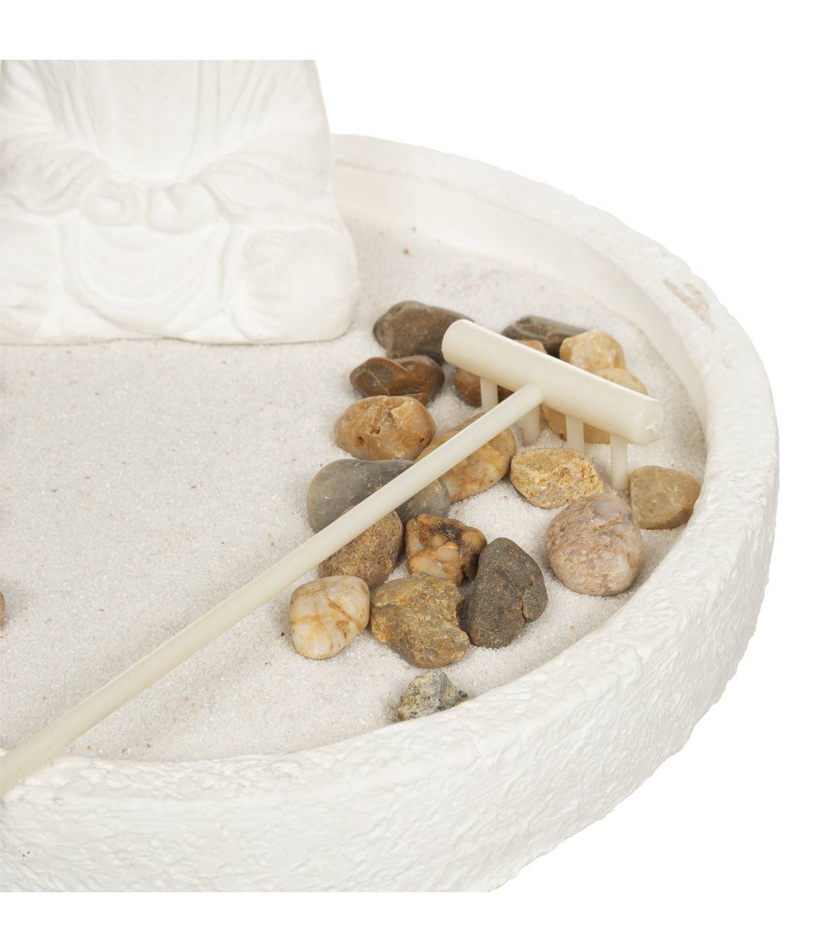 Jardin Zen Bouddha sur un plateau avec décorations - Image 3