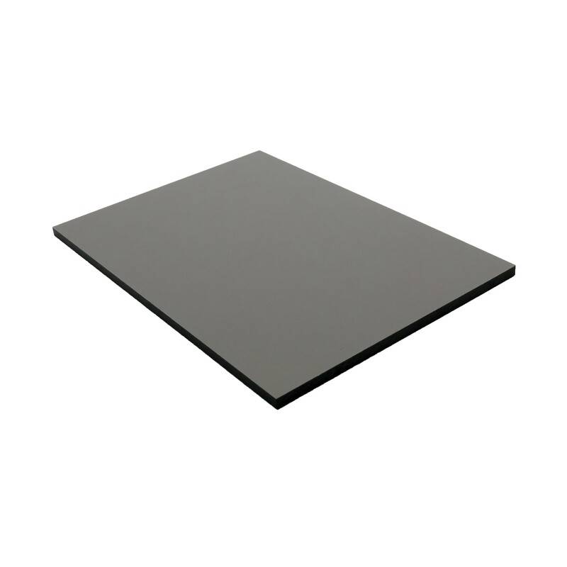 Panneau de bardage stratifié HPL compact - Coloris - Gris Quartz, Epaisseur - 6 mm, Largeur - 130 cm, Longueur - 61 cm - Image 1