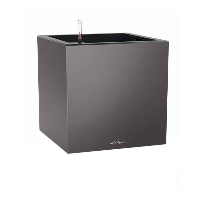 Lechuza - Pot De Fleur Lechuza Canto Premium Cube 40 - Kit Complet, Anthracite Métallique - Image 1