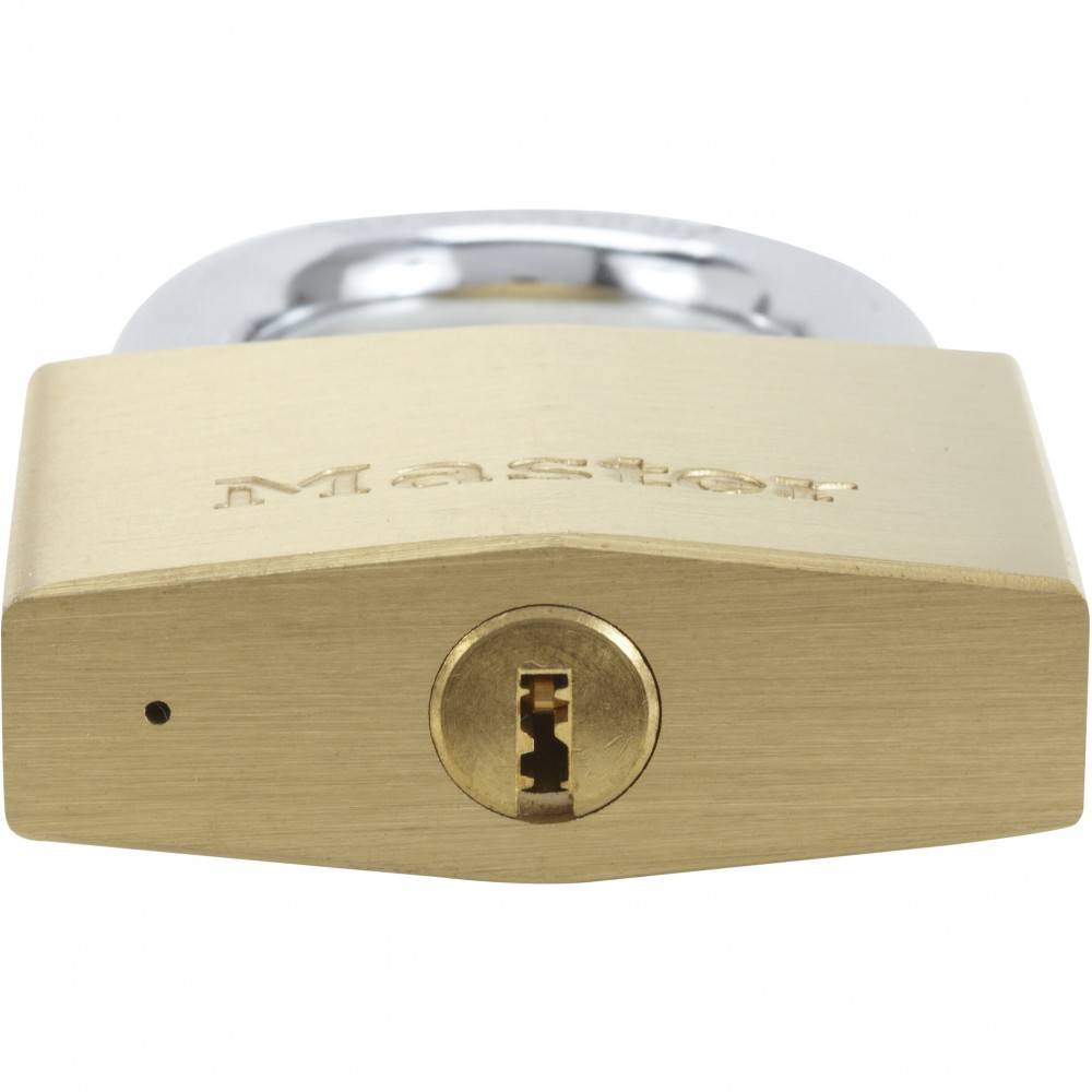 Master Lock - Master Lock 2960EURD Cadenas à Clé Extra Fin en Laiton, Doré, 8,8 x 6 x 2,1 cm - Image 2