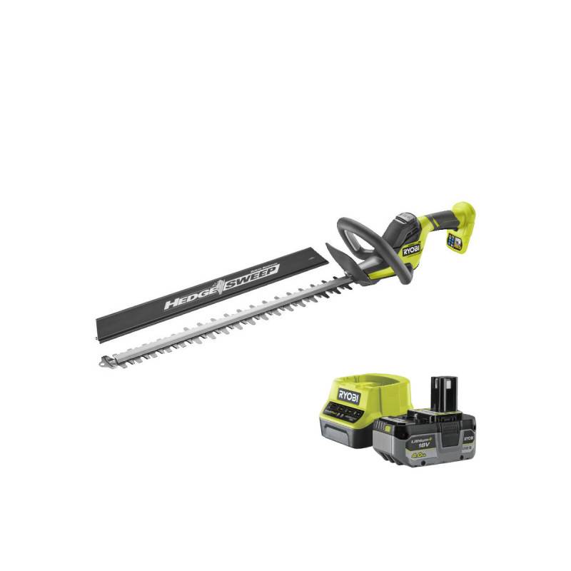 Ryobi - Pack RYOBI Taille-haies Linea 18V One+ LINEA 55cm RY18HT55A-0 - 1 Batterie 4.0Ah - 1 Chargeur rapide RC18120-140X - Image 1