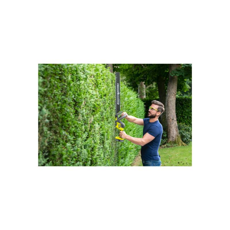 Ryobi - Pack RYOBI Taille-haies Linea 18V One+ LINEA 55cm RY18HT55A-0 - 1 Batterie 4.0Ah - 1 Chargeur rapide RC18120-140X - Image 4