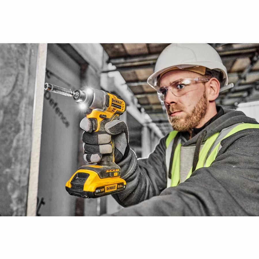 Visseuse à chocs XR 18V Brushless - DEWALT - avec 2 batteires 18V 2.0Ah - chargeur - coffret - DCF840D2T-QW - Image 6