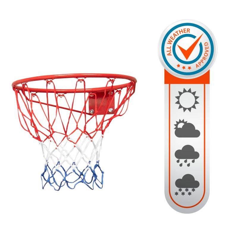 Arceau de Basket-Ball mural MALIBU Diamètre 45 cm et filet – fixation murale incluse BUMBER - Image 5