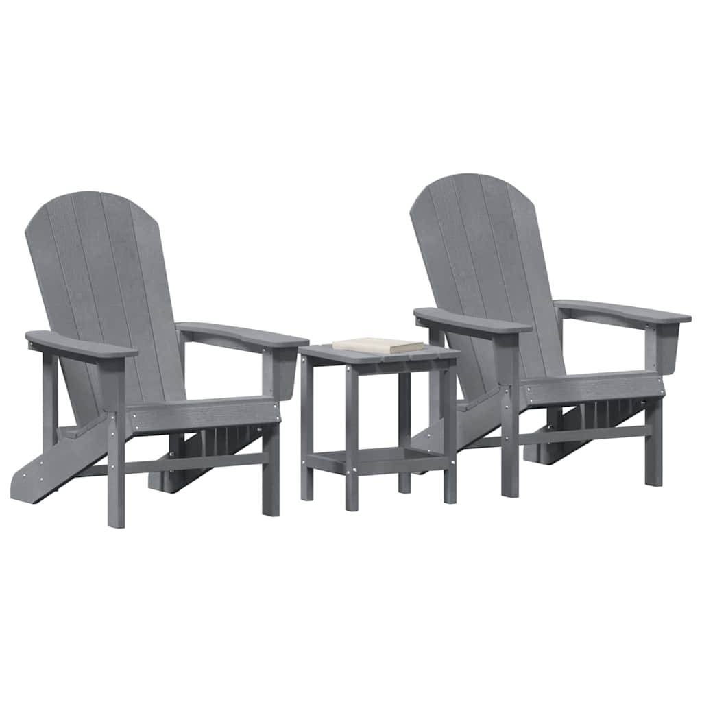 PANGIVO - Chaise de jardin Polyéthylène Gris clair 82 x 74 x 92 cm, Poids :38.48kg - PANGIVO - Image 3