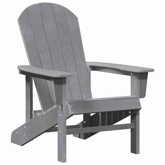 PANGIVO - Chaise de jardin Polyéthylène Gris clair 82 x 74 x 92 cm, Poids :38.48kg - PANGIVO - Image 5