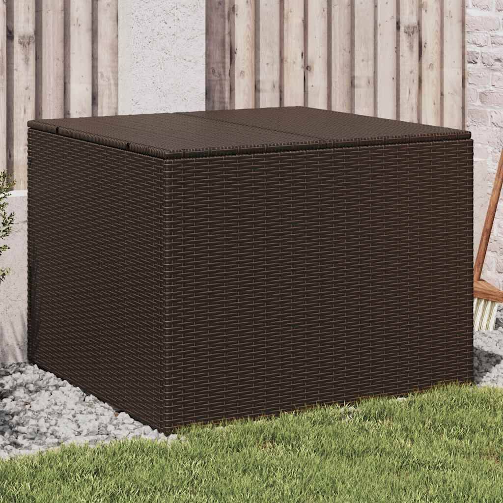 PANGIVO - Coffre de jardin résine tressée marron 80 x 75 x 59 cm - PANGIVO - Image 1
