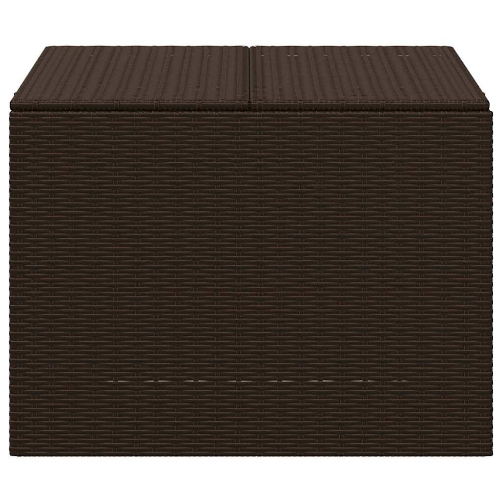 PANGIVO - Coffre de jardin résine tressée marron 80 x 75 x 59 cm - PANGIVO - Image 4
