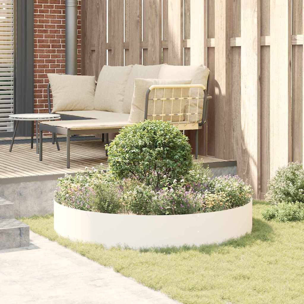 Vidaxl - Anneau de jardinière 5 pcs Blanc 120 x 120 x 20 cm vidaXL 873637 - Image 5