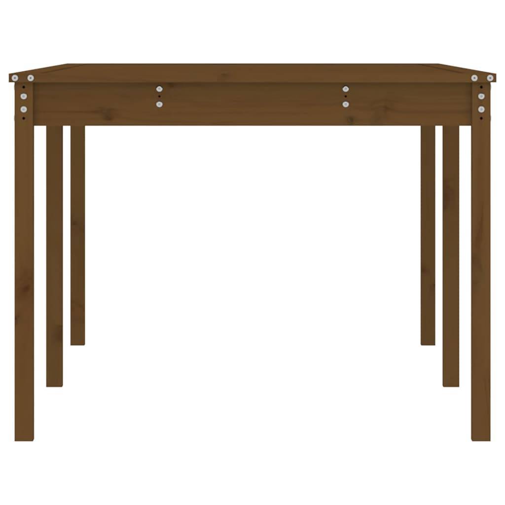 PANGIVO - Table de jardin bois massif de pin marron miel 203,5 x 100 x 76 cm - PANGIVO - Image 6