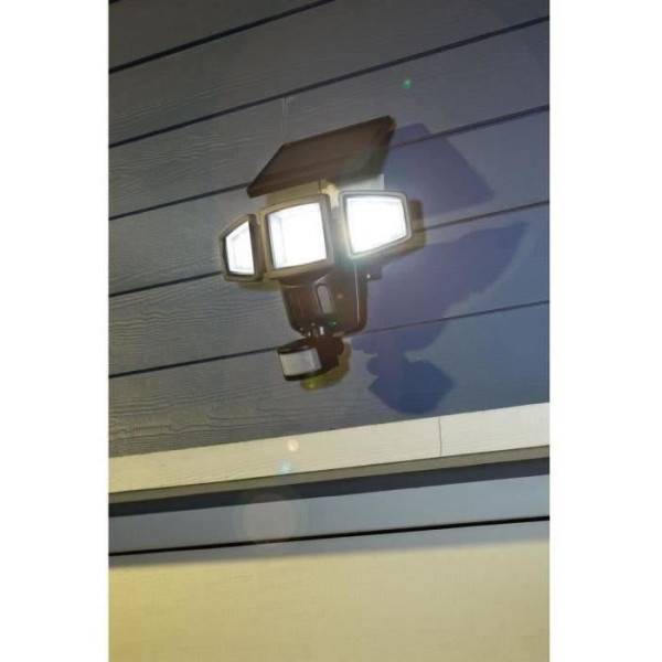 Projecteur Solaire 3 Tetes GALIX G4442 - 1500 Lumens - 182 LED SMD - Mode AUTO ou Marche Forcée - Image 1