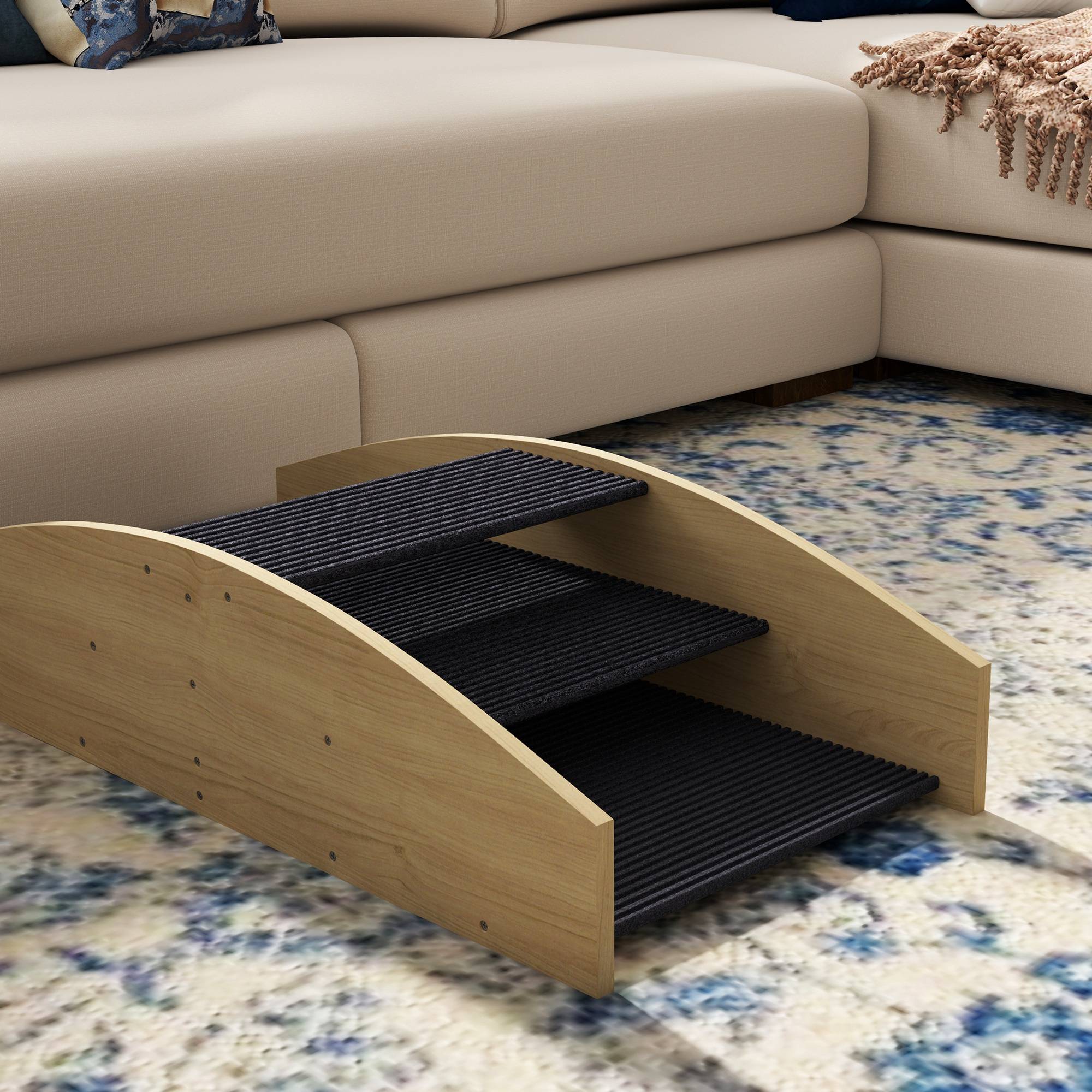 ComfortXL - Bascule agilité chien bois de sapin 80 x 39,5 cm 2-en-1 antidérapante chiens 15 kg - ComfortXL Outdoor Living - Image 10