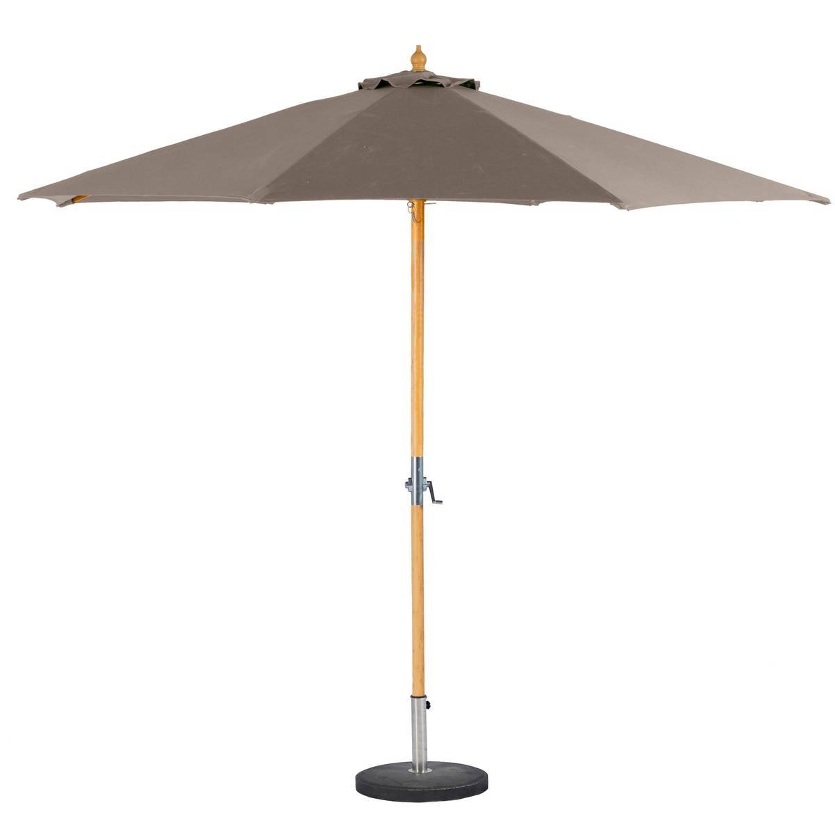 Hesperide - Parasol droit "Tinaei" noisette 3m en bambou Hespéride - Image 1