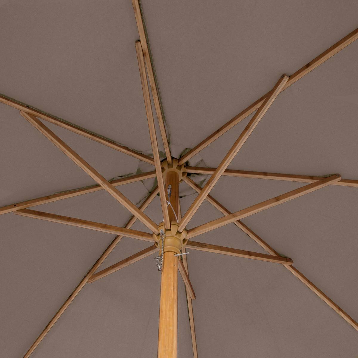 Hesperide - Parasol droit "Tinaei" noisette 3m en bambou Hespéride - Image 3