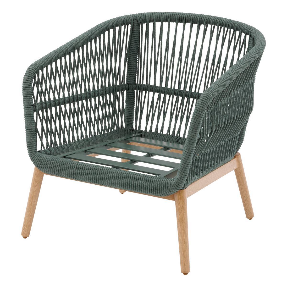 Hesperide - Salon 5 places Orissa effet bois brossé vert olive – Hespéride - Image 5