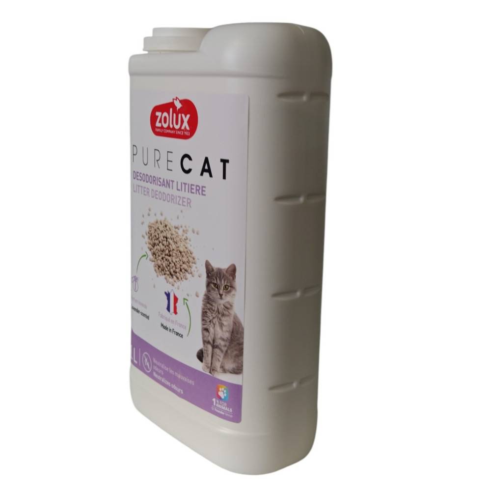 Zolux - Désodorisant pour litière fraîcheur lavande 1 litre  pour chat - Image 6