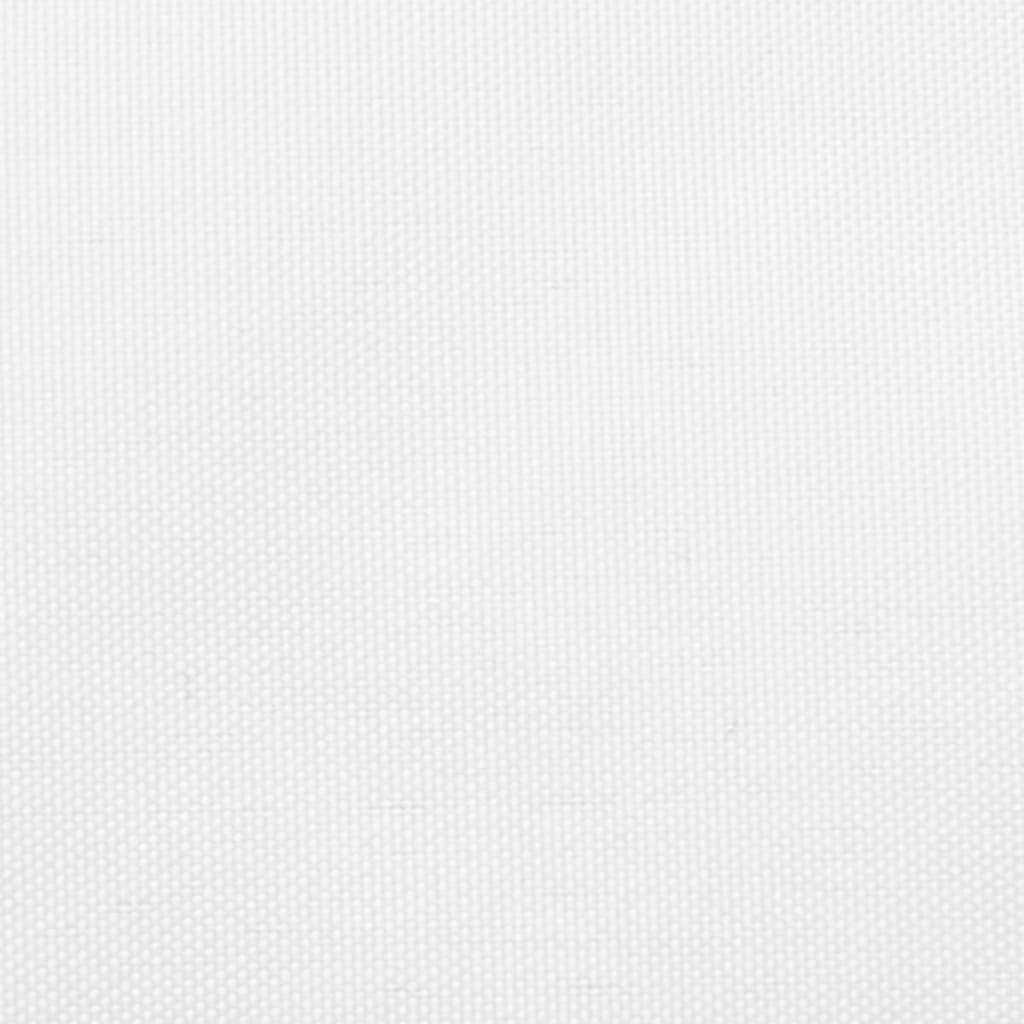 Helloshop26 - Voile toile d'ombrage parasol tissu oxford triangulaire 5 x 5 x 5 m blanc - Image 3