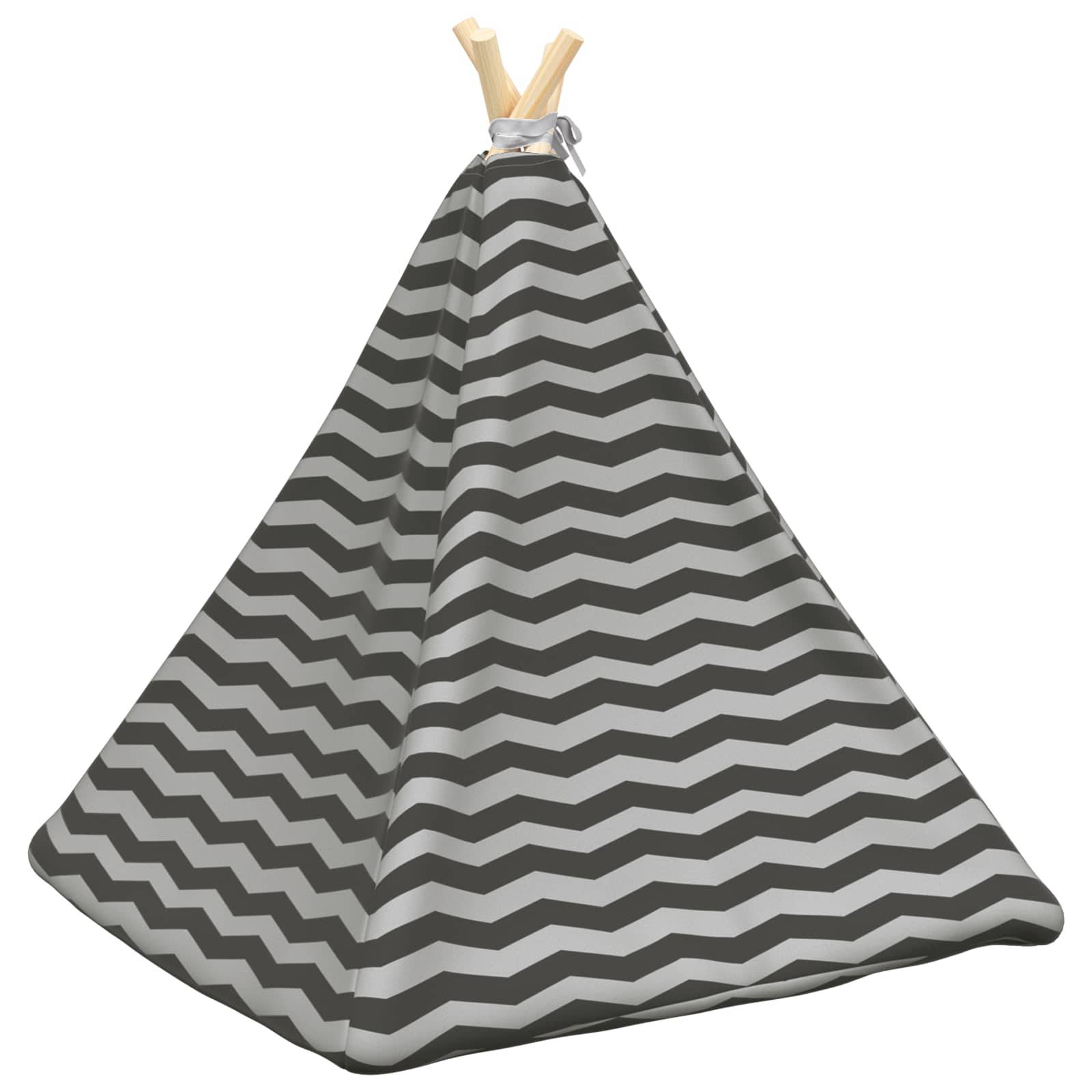 Vidaxl - Teepee pour animaux de compagnie avec coussin 60 x 60 x 70 cm vidaXL 42020257 - Image 8