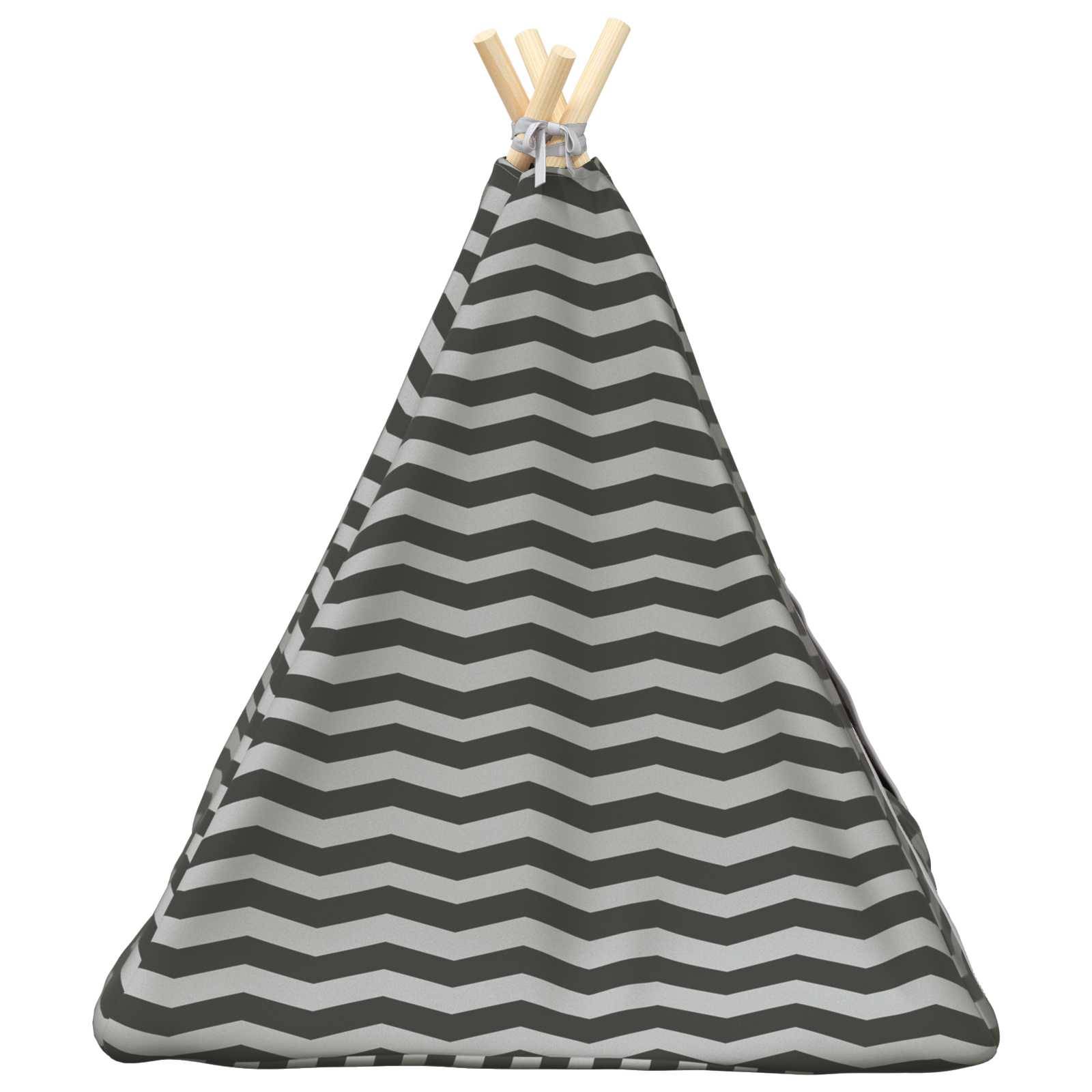 Vidaxl - Teepee pour animaux de compagnie avec coussin 60 x 60 x 70 cm vidaXL 42020257 - Image 7