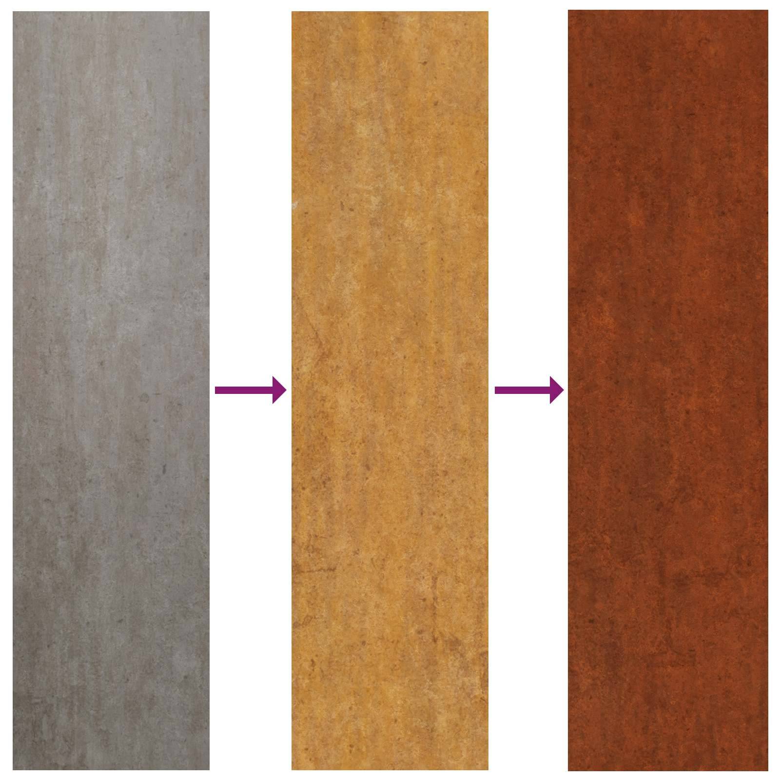 Vidaxl - Cache-pot de jardin 2 pc Rouillé 35 x 35 x 35 cm Acier patiné vidaXL 8004965 - Image 9