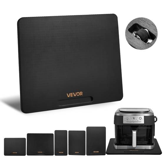 VEVOR Plateau Coulissant pour Appareils Électroménagers Cuisine 33x40,6 cm Noir - Image 1