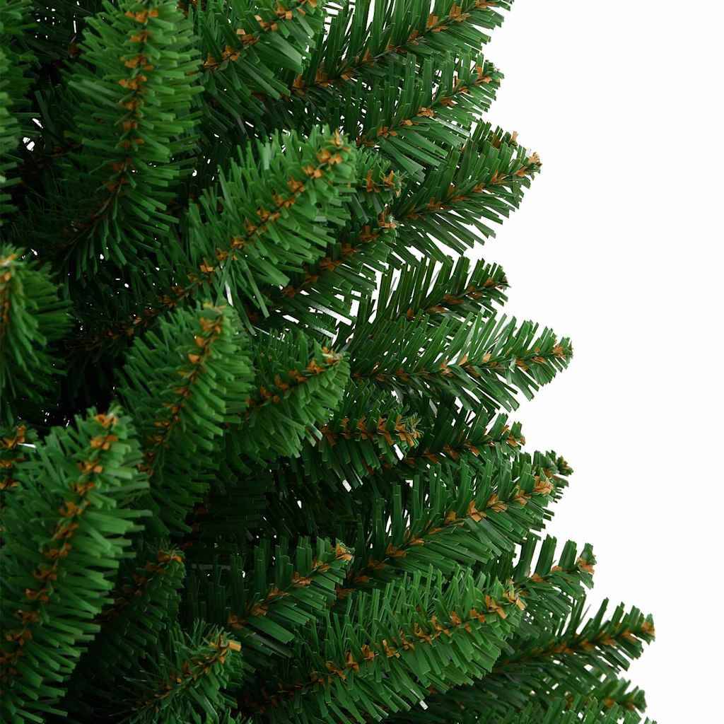 Sapin de Noël | Arbre de Noël artificiel avec 150 LED Vert 150 cm PVC et métal Maison Chic - Image 8