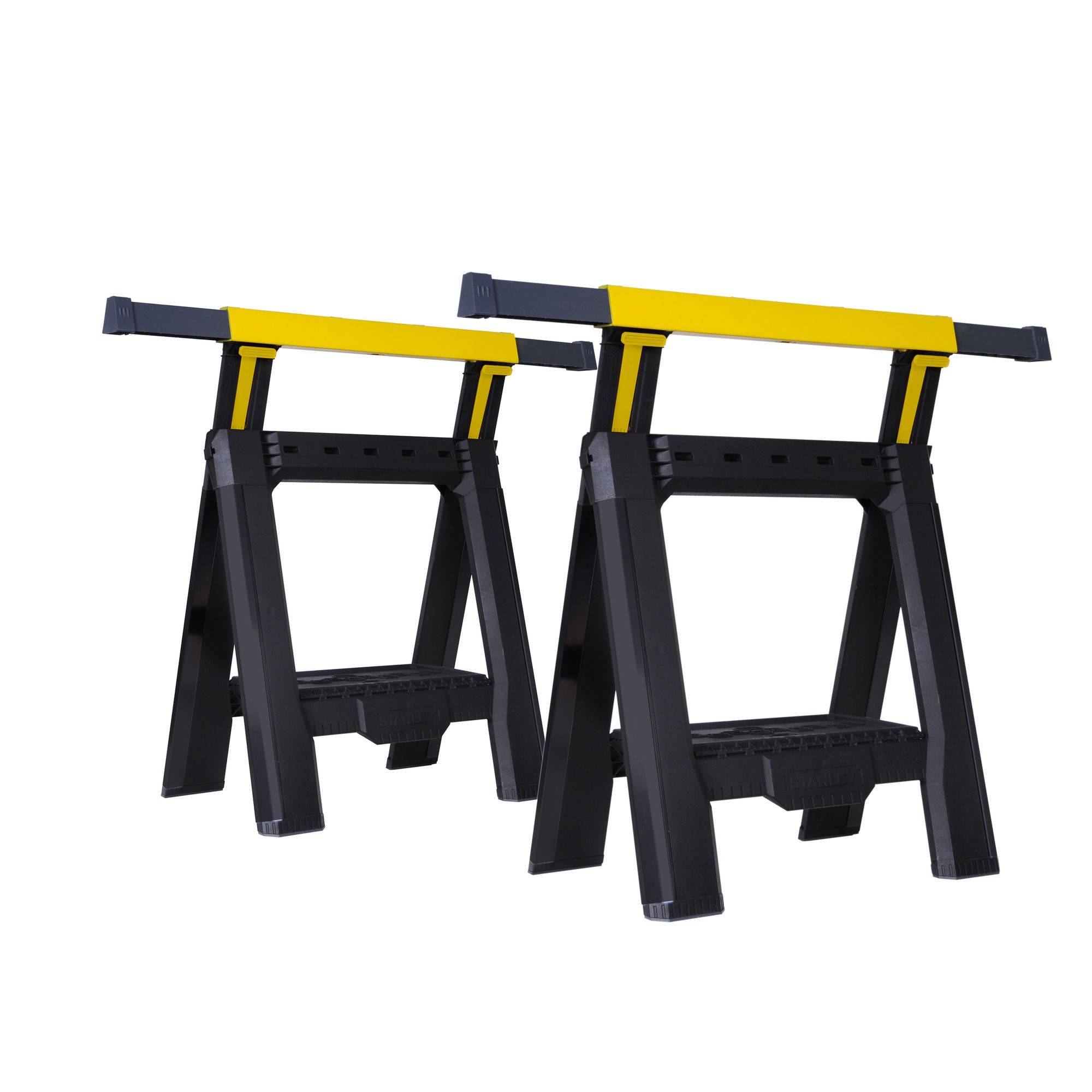 stanley - STANLEY Lot de 2 tréteaux pliables télescopiques charge max. 450 kg - Image 3