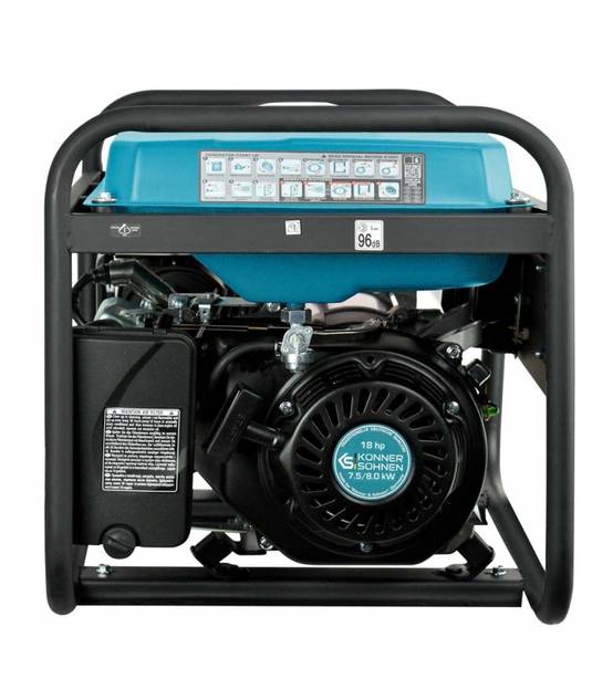 Générateur à essence 400V 8000W avec démarrage électrique - Könner & Söhnen KS 10000E-3 - Image 4