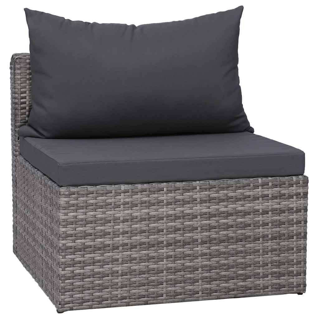 Vidaxl - Salon de jardin 6 pcs et coussins et oreillers Résine tressée vidaXL 44159 - Image 6