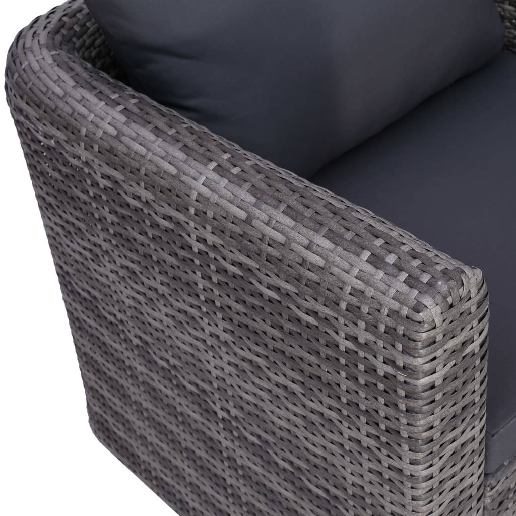 Vidaxl - Salon de jardin 6 pcs et coussins et oreillers Résine tressée vidaXL 44159 - Image 5