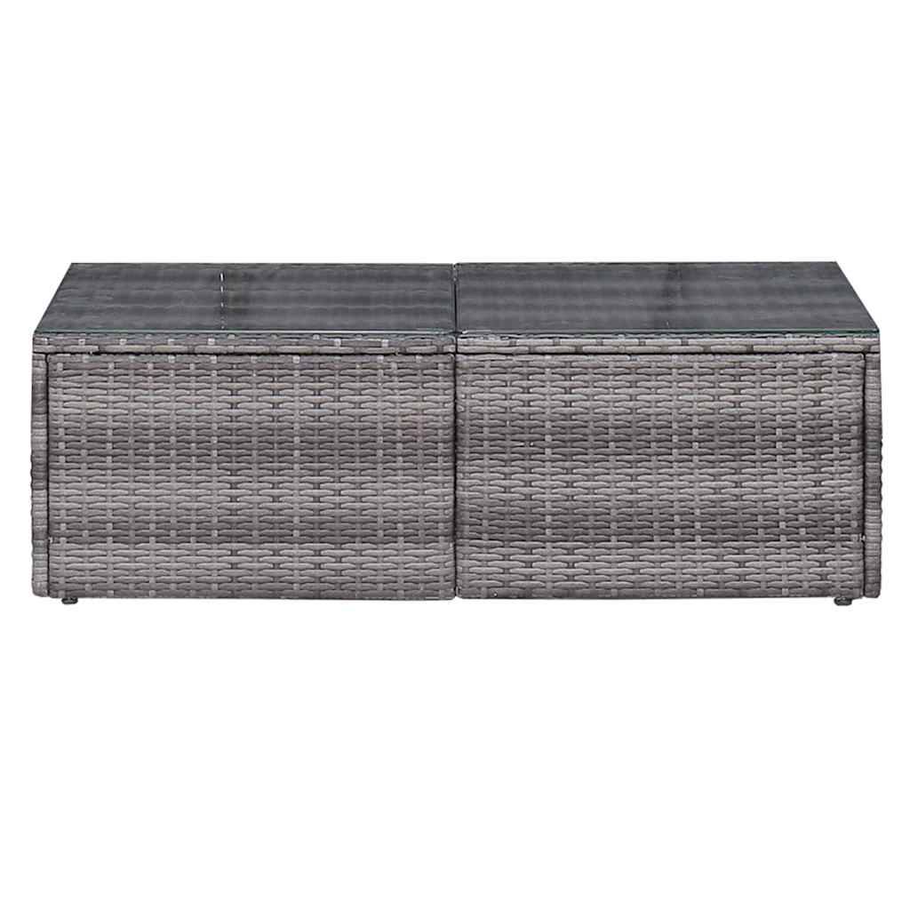 Vidaxl - Salon de jardin 6 pcs et coussins et oreillers Résine tressée vidaXL 44159 - Image 7
