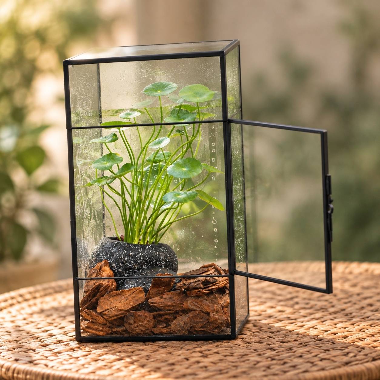 Terrarium Rectangulaire Vertical Porte Latérale et Trois Évents pour Grandes Araignées - Image 9