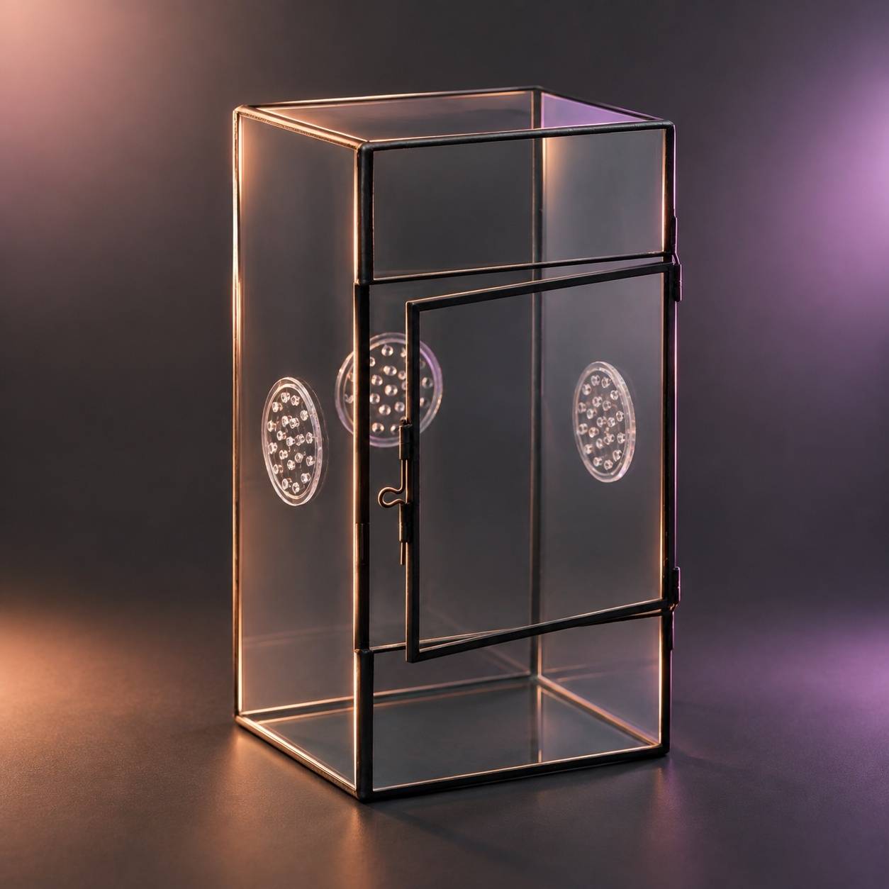 Terrarium Rectangulaire Vertical Porte Latérale et Trois Évents pour Grandes Araignées - Image 4