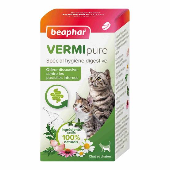 Vermipure comprimés pour chat Beaphar BEAPHAR