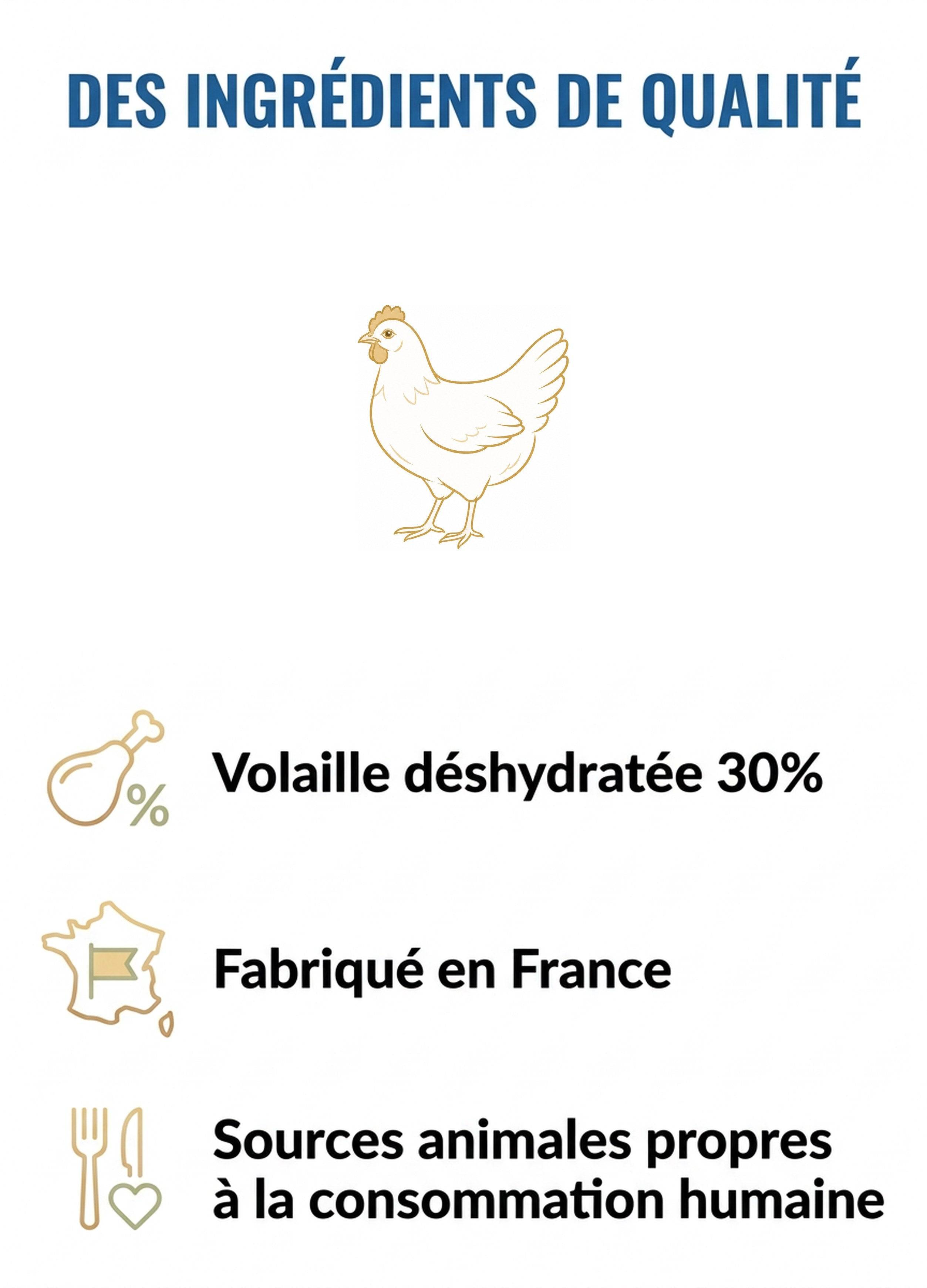 France Croquettes - France Croquettes Croquettes pour chiot Gold MINI Chiot Junior 30/15 - Classique - 12 kg - Image 3