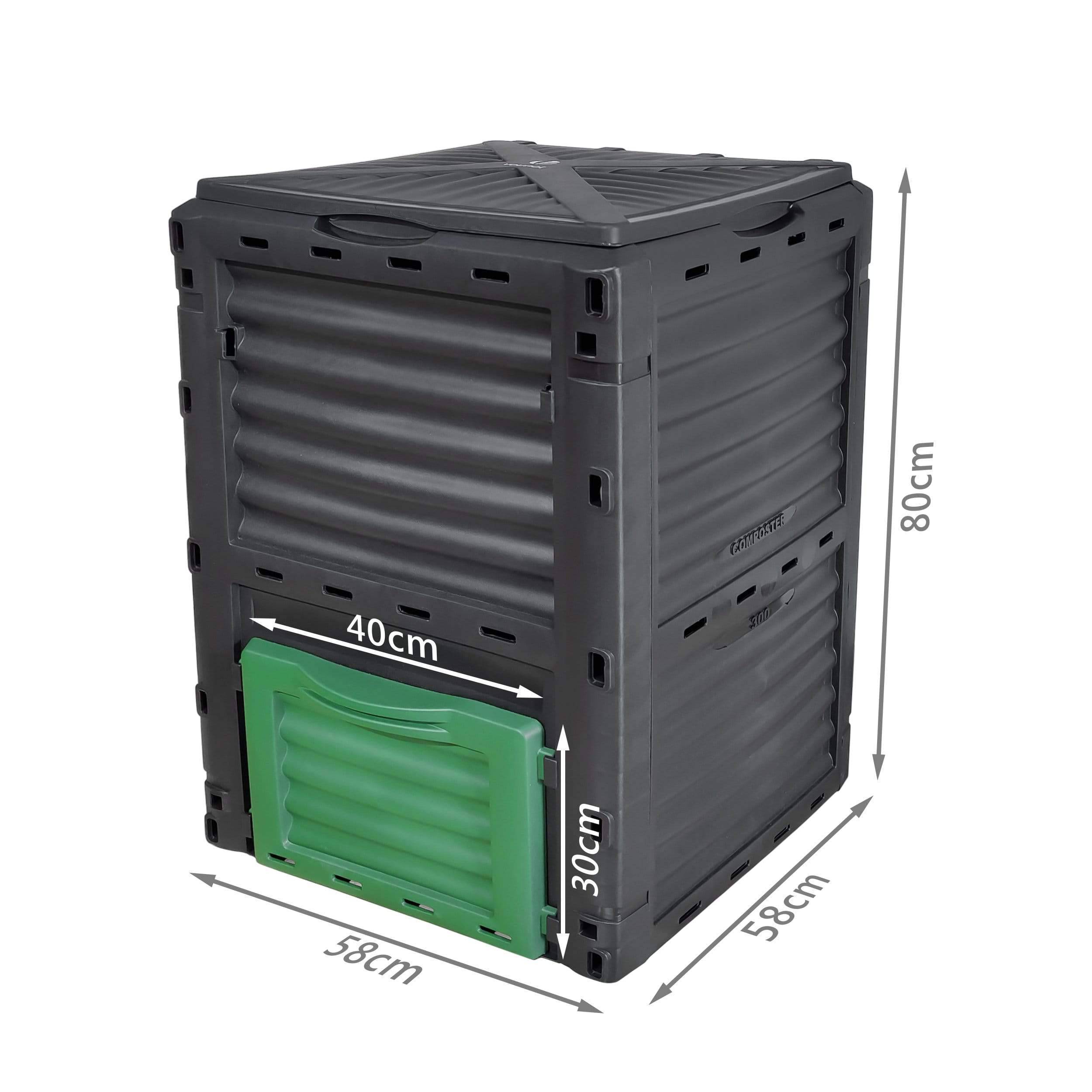 Vounot - Composteur de jardin 300L Qualité Supérieure pour Jardin Déchets - Image 7